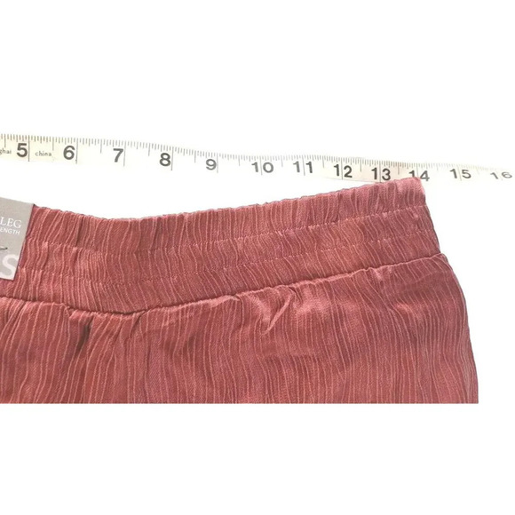 SOFT SURROUNDINGS Lumi Pant Sz S NWT $99 Pull On Straight Leg Pants in Marsala - Picture 7 of 7